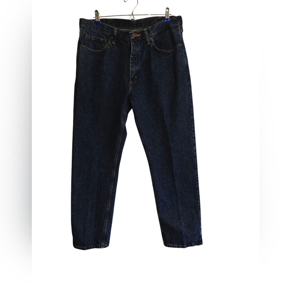 Wrangler Regular Fit Men's Classic Blue Jeans Size W35 L 30